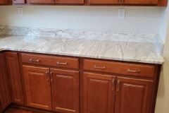 Thunder Bordeaux granite.