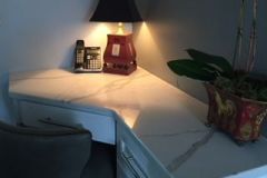 Custom quartz desk in Southern-MD