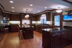 Granite countertops with island