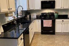 Absolute Black granite kitchen remodel in LaPlata, MD.