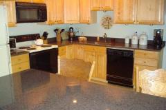 Granite kitchen with island