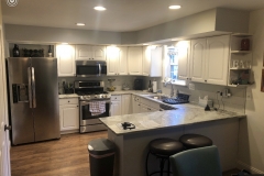 Fantasy Brown kitchen remodel in Lusby MD.