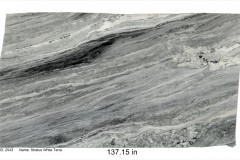 Stratus White Terra hard marble.